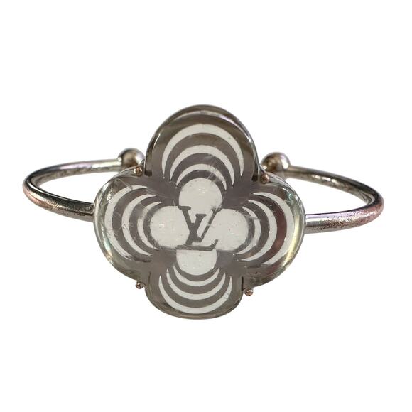 Louis Vuitton AlaFiorie Silver Bangle Bracelet - Picture 1 of 16